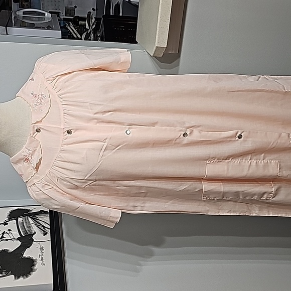 Katz vintage women's 2 pcs set night‎ wear. Light peach. Size medium. - Picture 4 of 16